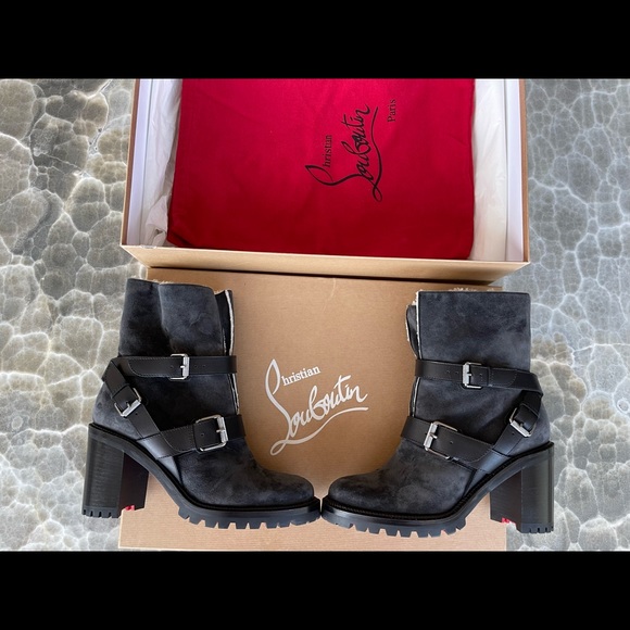 Christian Louboutin Shoes - Christian Louboutin NWT Viyonce suede shearling boots Sz 39.5 (US 8.5-9)